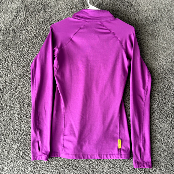 NIKE Women's Pro Combat Livestrong 1/4 Zip Compression Top sz S Dri-FIT - Picture 6 of 6